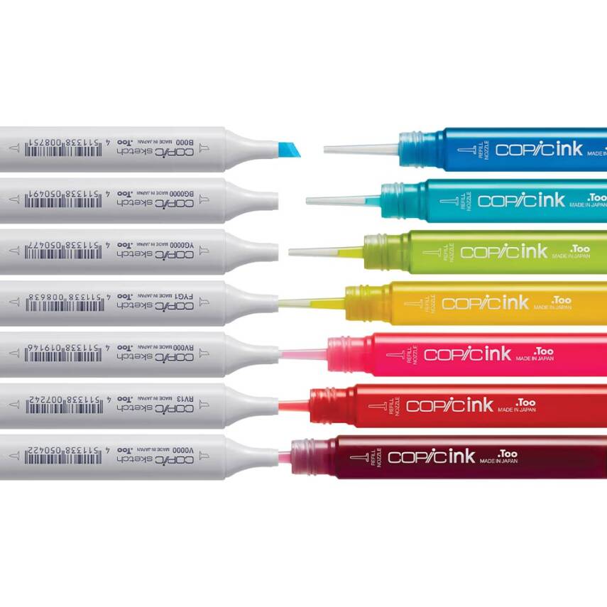 Copic Marker Kalem Mürekkepleri - 1