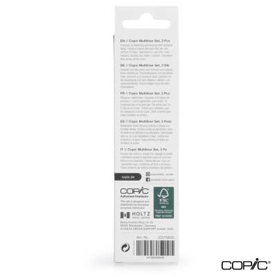 Copic Multiliner Black 3-Pack Broad Set - 2