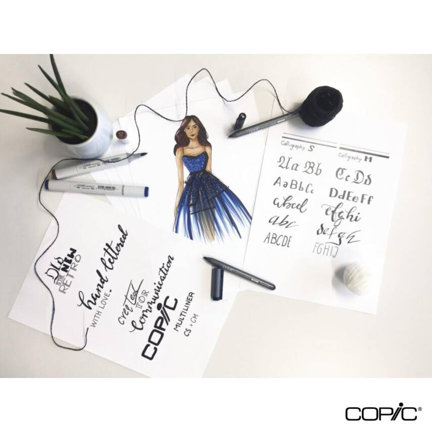 Copic Multiliner Classic Calligraphy Pen S - 2