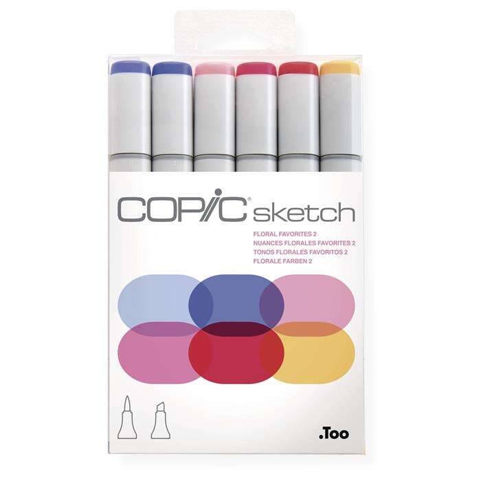 Copic Sketch 6'lı Set Floral Favorites 2 - 1
