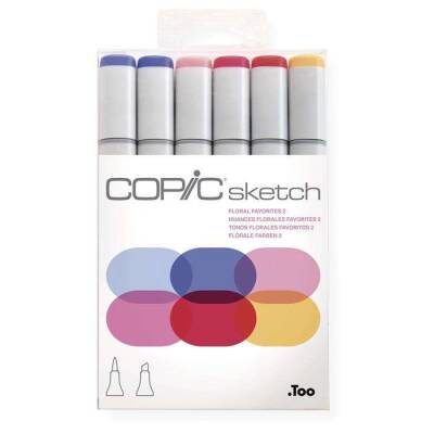 Copic Sketch 6'lı Set Floral Favorites 2