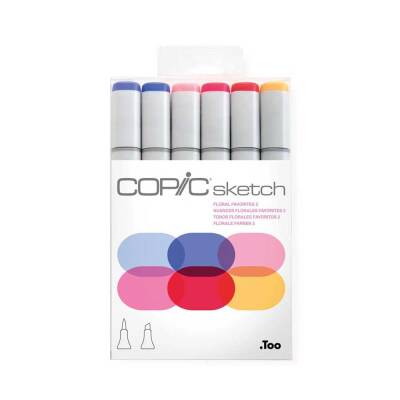Copic Sketch 6'lı Set Floral Favorites 2