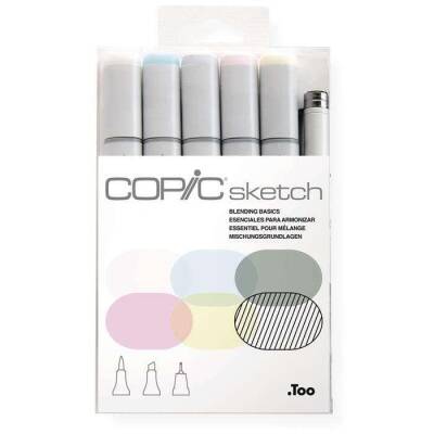 Copic Sketch Blending Basics Set 6’lı - 1