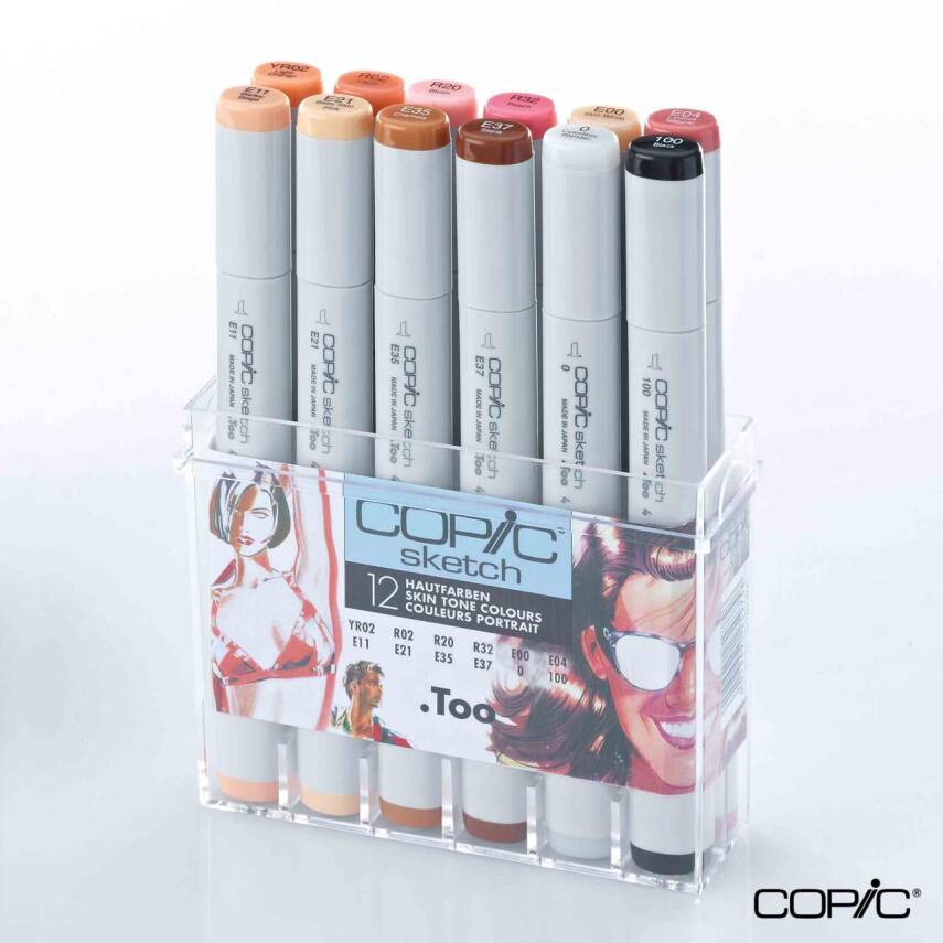 Copic Sketch Portrait Set of 12 - 2