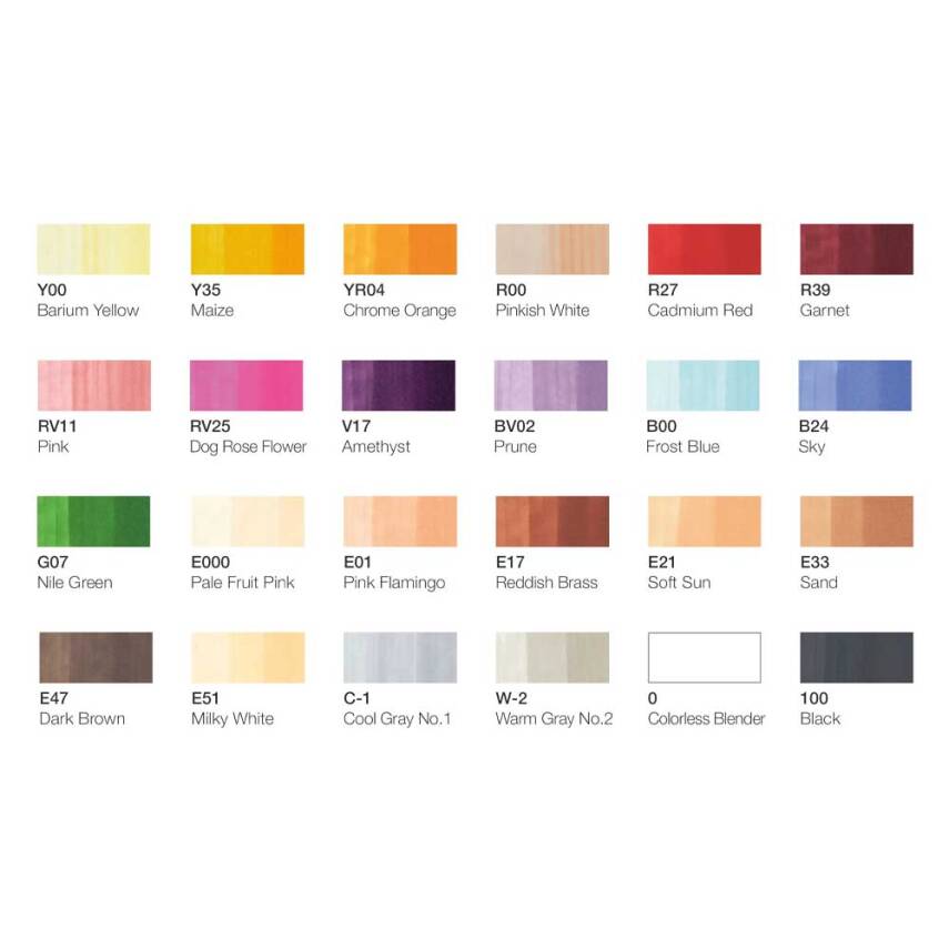 Copic Sketch Wallet Set 24'lü - 4