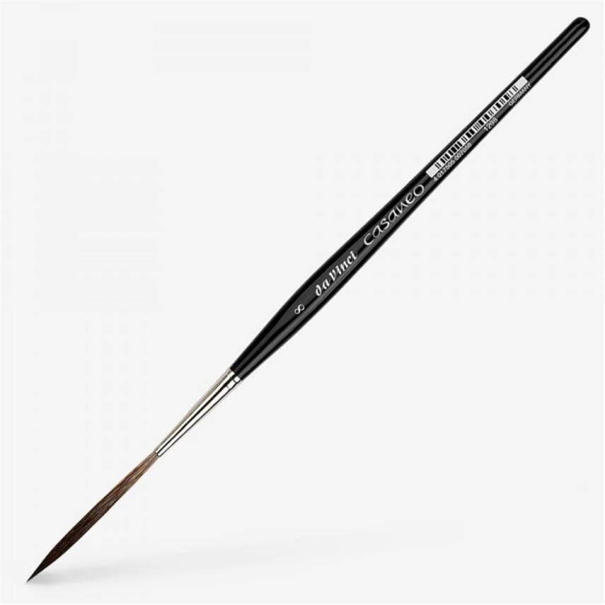 Da Vinci 1298 Serial No: 8 Casaneo Rigger Black Esagonal Handles Synthetic Fiber - 2