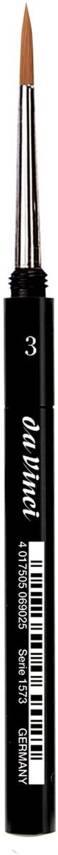 Da Vinci 1573 Series Pocket -Brush-Spin Lightbrown Synthetic Hair No:3 - 1