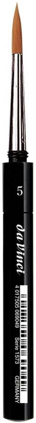 Da Vinci 1573 Series Pocket -Brush-Spin Lightbrown Synthetic Hair No:5 - 1