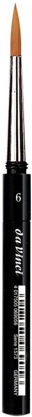 Da Vinci 1573 Series Pocket -Brush-Spin Lightbrown Synthetic Hair No:6 - 1