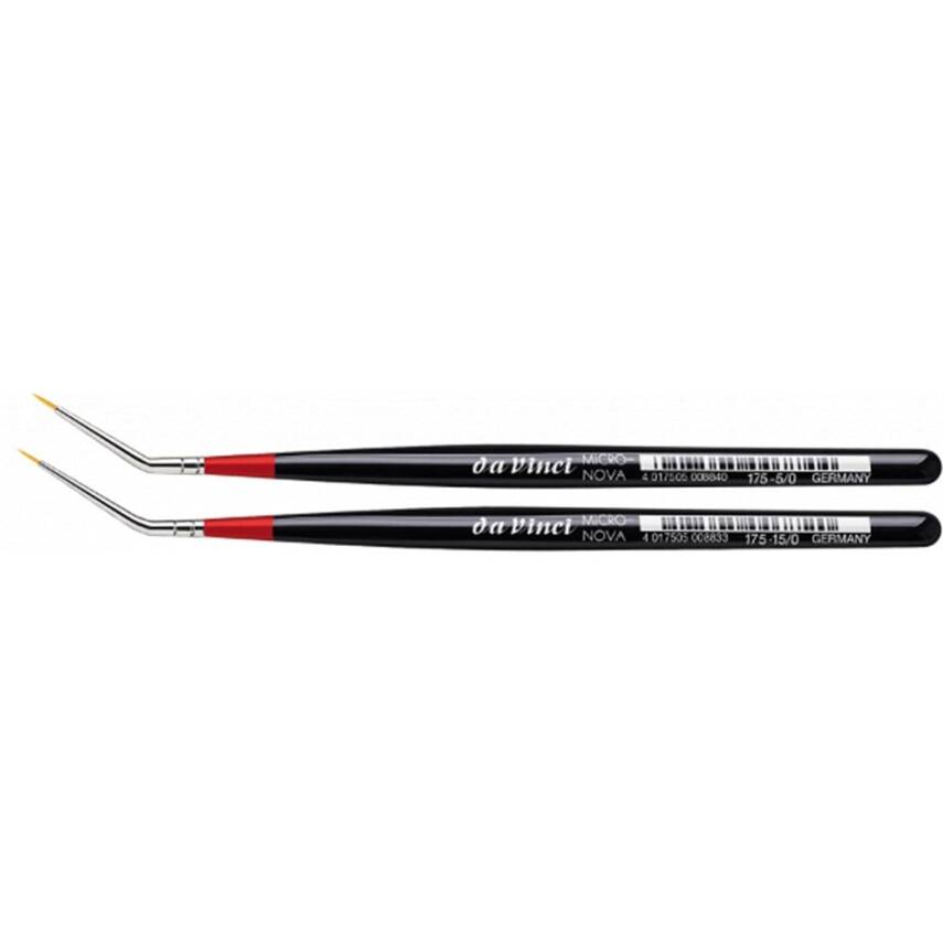 Da Vinci 175 Seri Mıcro-Nova Angled Golden Synthetic Fibre No:15/0 - 1