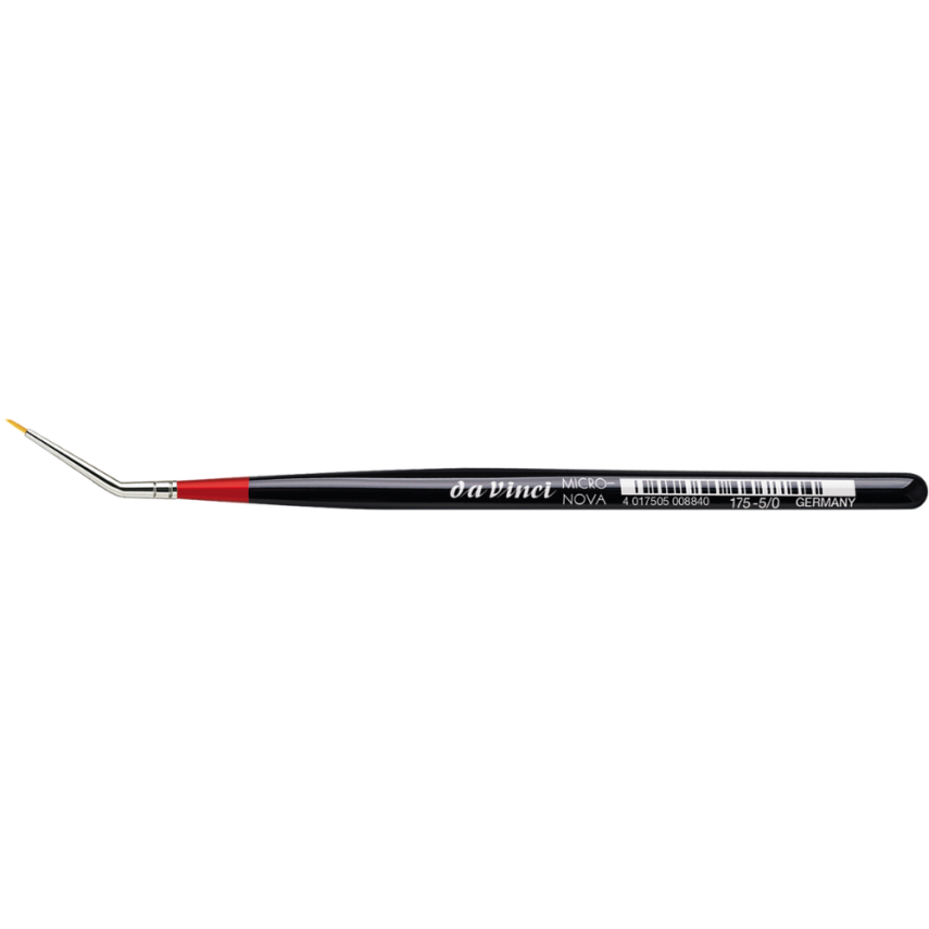 Da Vinci 175 Series Micro-Nova Angled Golden Synthetic Fiber No:5/0 - 1