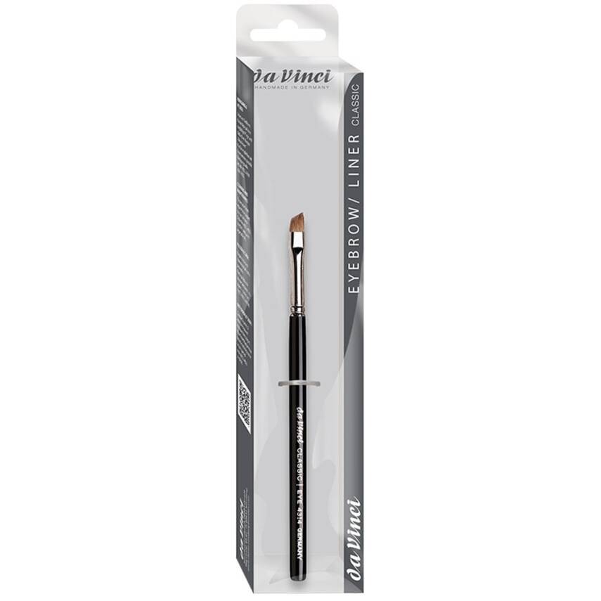 Da Vinci 4314 Seri Classic Eyeshadow Brush Liner Angled Russian Red Sable Hair No:0 - 1