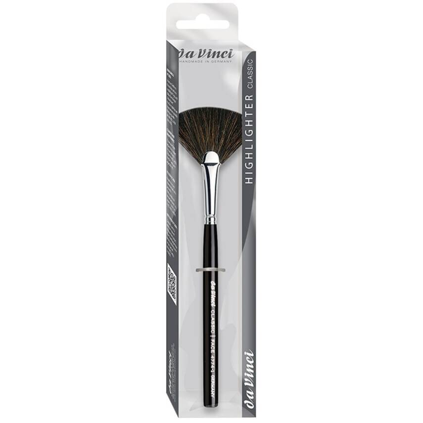Da Vinci 4774 Seri Classic Fan Brush Dark Brown Extra Fine Mountain Goat Hair No:0 - 1