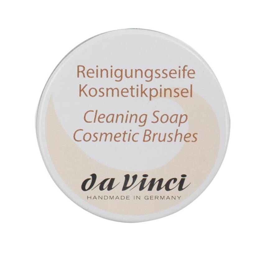 Da Vinci 4832 Series Cosmetic Brush Cleaning Soap Mini Size 12 g Metal Box - 1