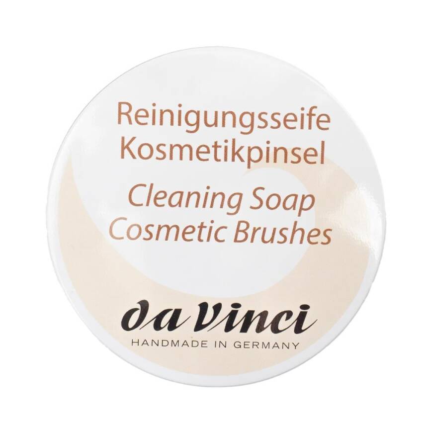 Da Vinci 4833 Series Cosmetic Brush Cleaning Soap Large 85 g Metal Box - 1
