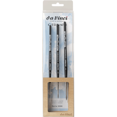 Da Vinci 5598 Series Casaneo  Watercolor Brush Set Round No: 2-3-4