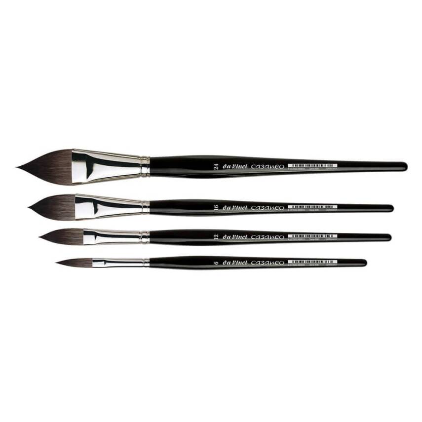 Da Vinci 898 Series Casaneo  Watercolor Brush Oval-Pointed No:16 - 2