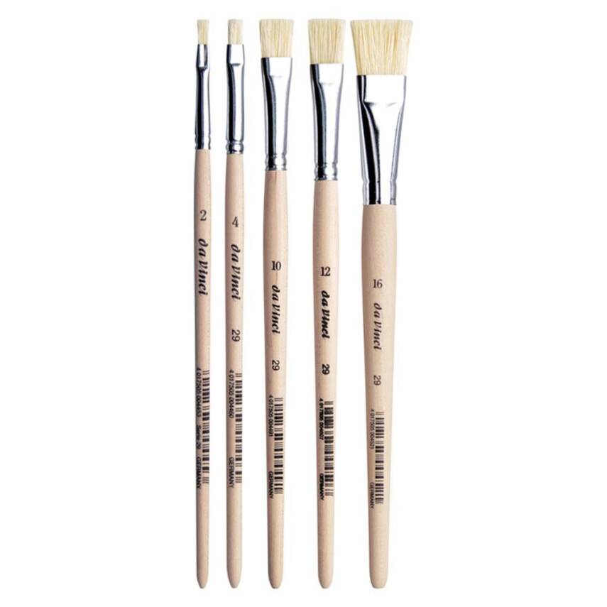Da Vinci Acrylic and Oil Paint Brush Set of 5 Natural Bristles - 1