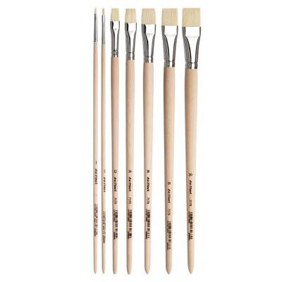 Da Vinci Acrylic and Oil Paint Brush Set of 7 Natural Bristles