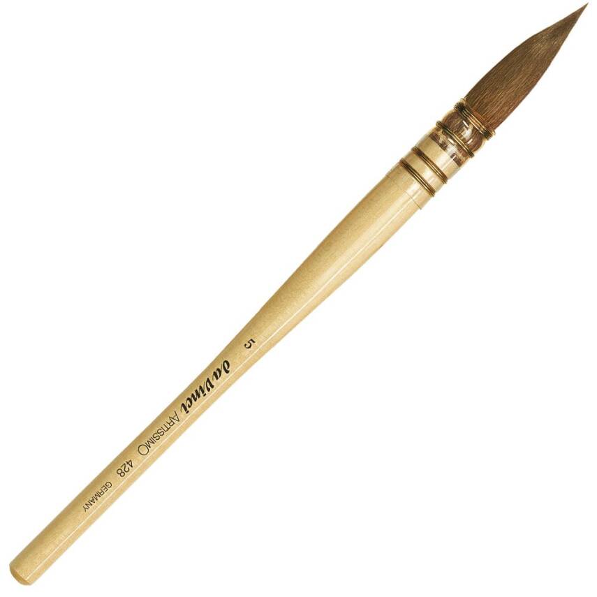 Da Vinci Artissimo Kolinsky Red Sable Round Watercolor Brush Series 428 No: 5 - 1