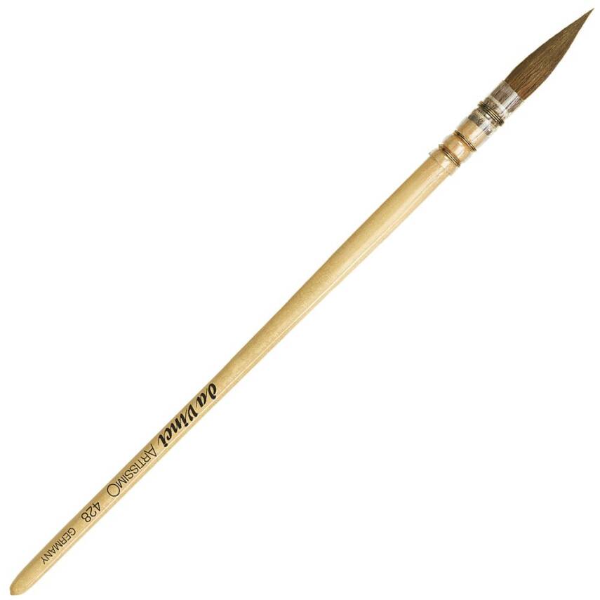 Da Vinci Artissimo Kolinsky Red Sable Round Watercolor Brush Series 428 No:0 - 1
