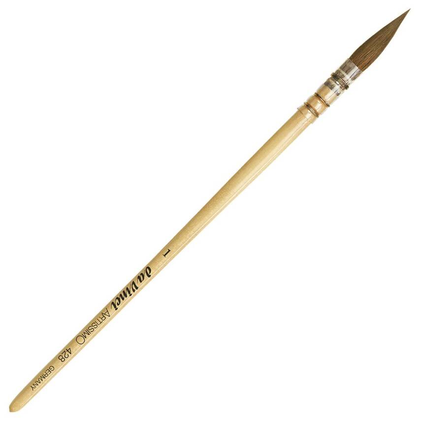 Da Vinci Artissimo Kolinsky Red Sable Round Watercolor Brush Series 428 No:1 - 1