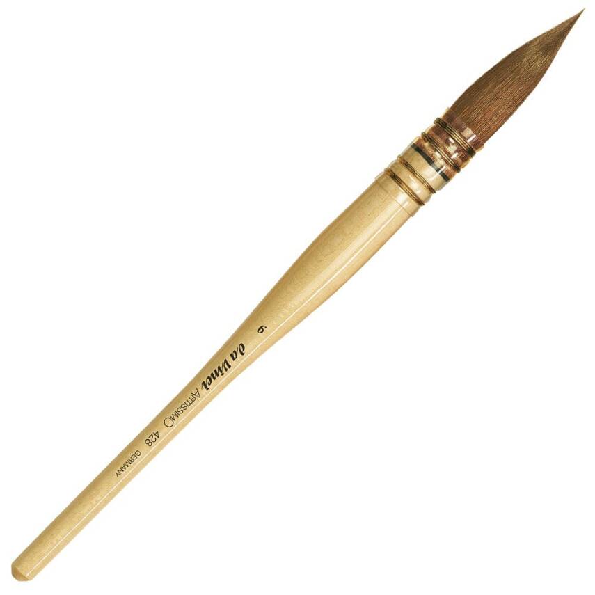 Da Vinci Artissimo Kolinsky Red Sable Round Watercolor Brush Series 428 No:6 - 1