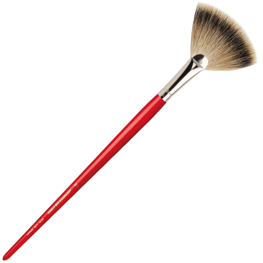 Da Vinci Badger Hair Fan Fusing Brush Series 408 No:12 - 6