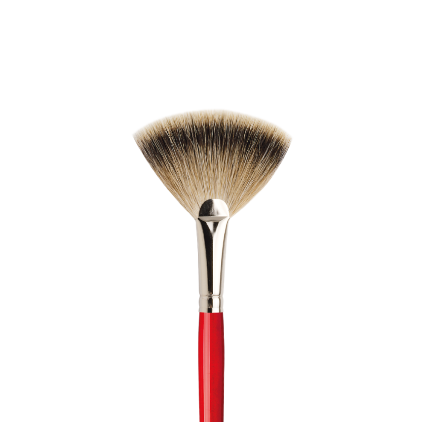 Da Vinci Badger Hair Fan Fusing Brush Series 408 No:12 - 1