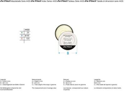 Da Vinci Bitkisel Fırça Temizleme Sabunu Metal Kutulu Seri 4433 (1)