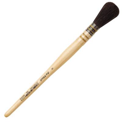 Da Vinci Black Goat Hair Oval Gold Leaf Brush Series 450 No:8 - 2