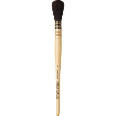 Da Vinci Black Goat Hair Oval Gold Leaf Brush Series 450 No:8 - 1