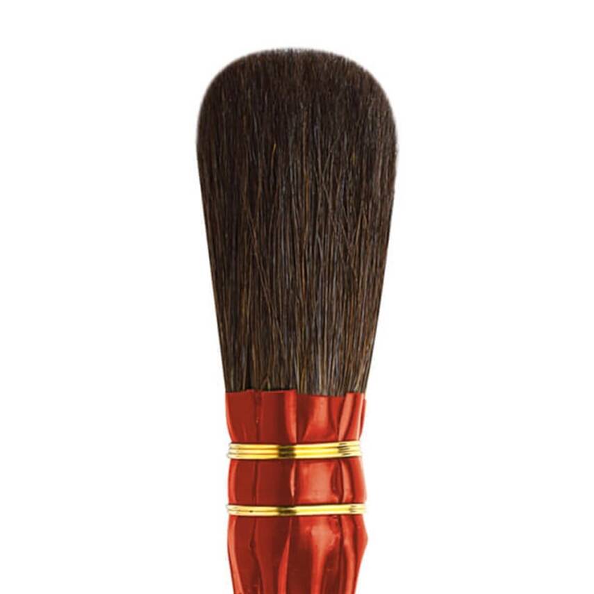 Da Vinci Black Goat Hair Oval Gold Leaf Brush Series 750 No:2 - 2
