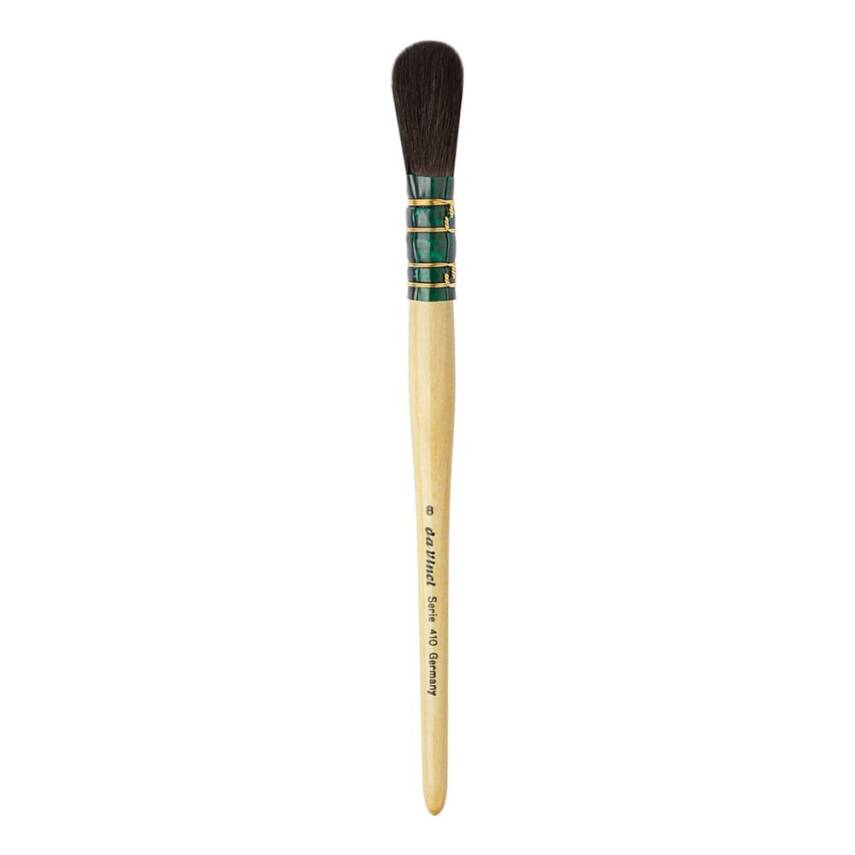 Da Vinci Blue Squirrel Hair Oval Gold Leaf Brush Series 410 No:2 - 1