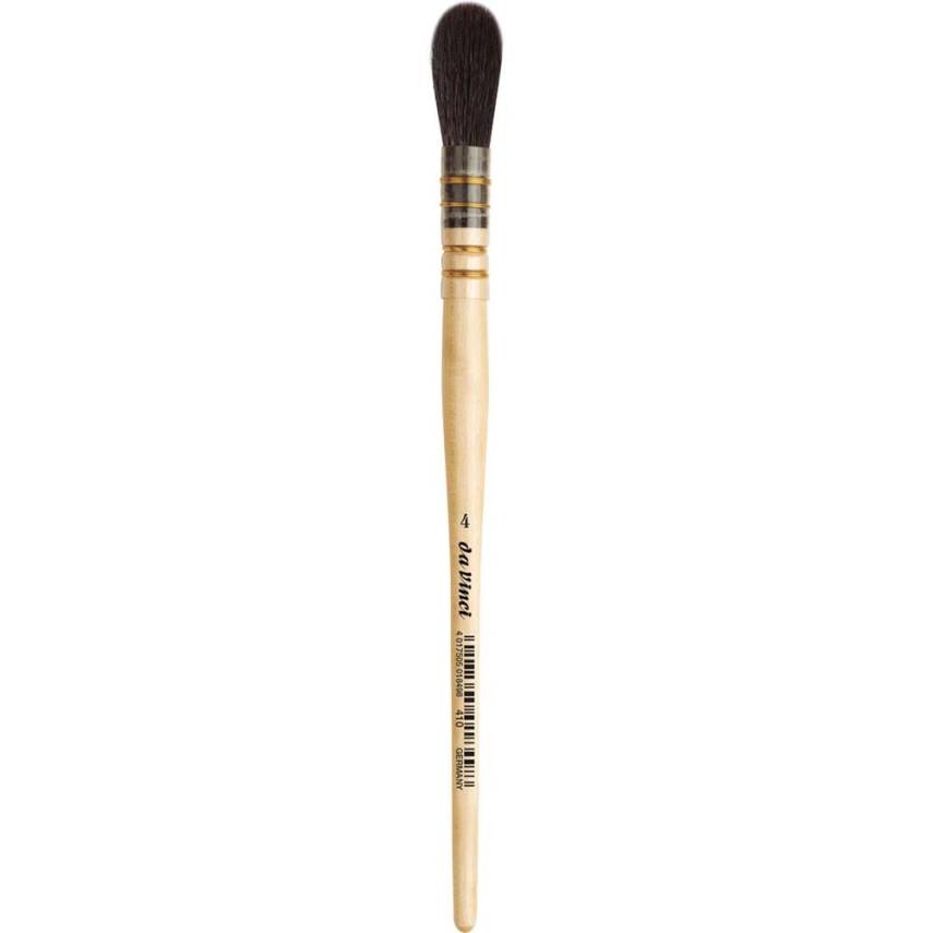 Da Vinci Blue Squirrel Hair Oval Gold Leaf Brush Series 410 No:4 - 1