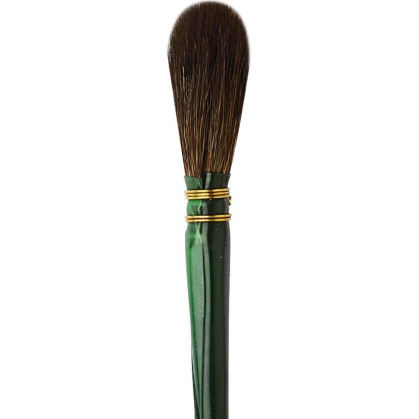 Da Vinci Blue Squirrel Hair Oval Gold Leaf Brush Series 710 No:2 - 2