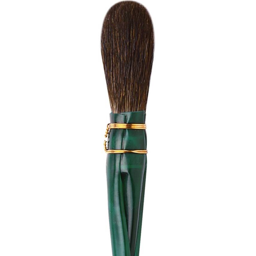 Da Vinci Blue Squirrel Hair Oval Gold Leaf Brush Series 710 No:6 - 2