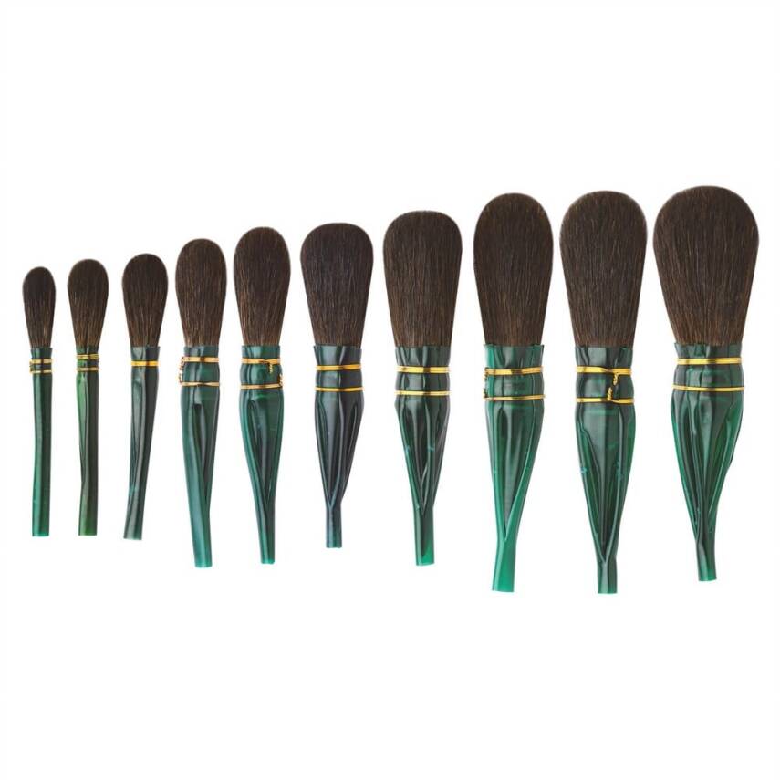 Da Vinci Blue Squirrel Hair Oval Gold Leaf Brush Series 710 No:6 - 3