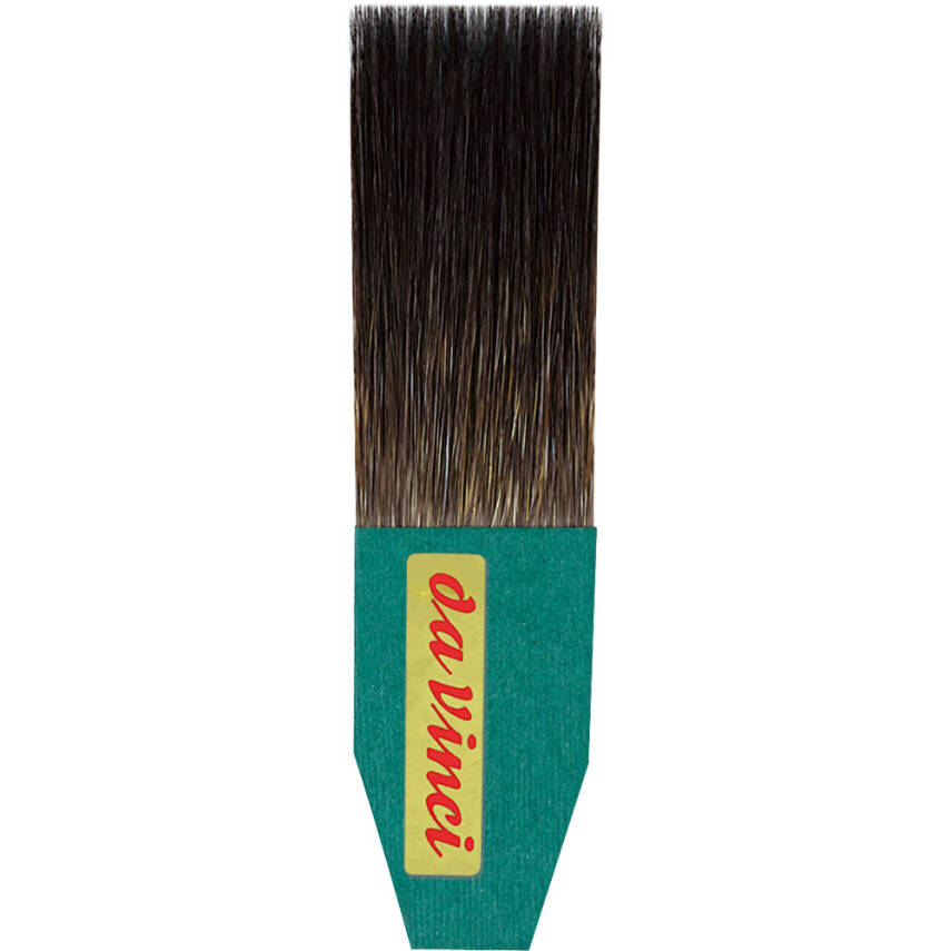 Da Vinci Blue Squirrel Hair Straight Gold Foil Beard Brush Series 500 No:25 - 5