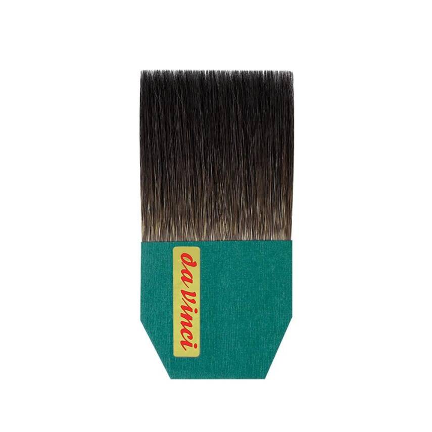 Da Vinci Blue Squirrel Hair Straight Gold Foil Beard Brush Series 500 No:50 - 5