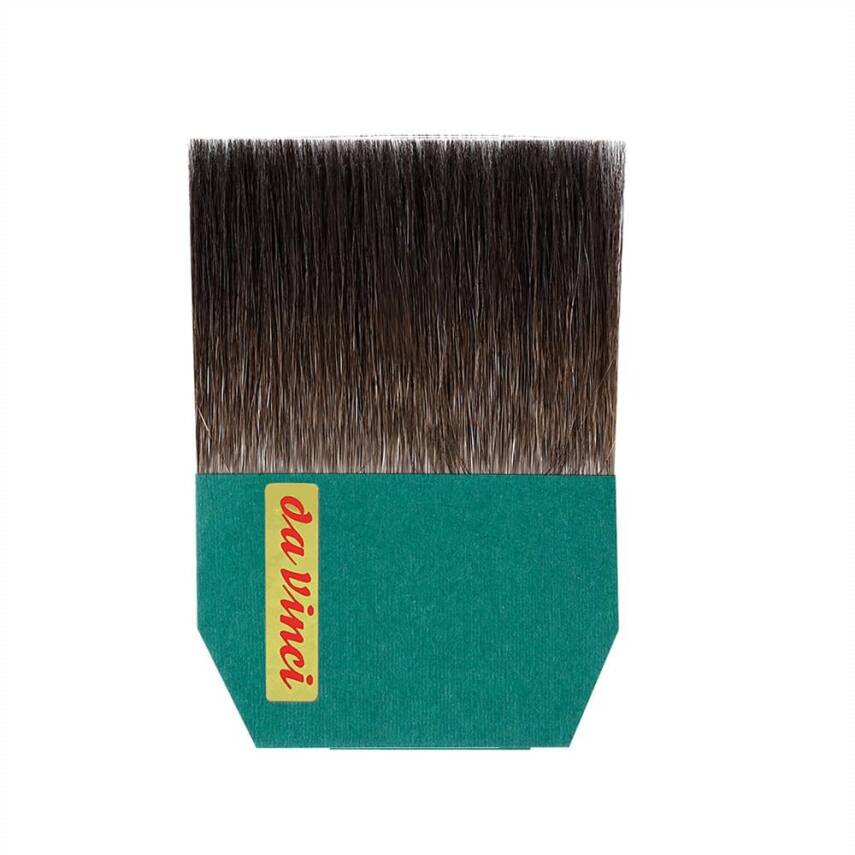 Da Vinci Blue Squirrel Hair Straight Gold Foil Beard Brush Series 500 No:80 - 5