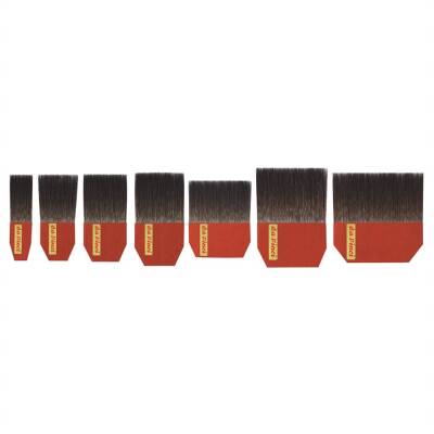 Da Vinci Blue Squirrel Hair Wide Extra Thick Flat Gold Leaf Beard Brush Series 502 No:80 - 3