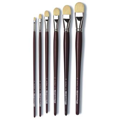 Da Vinci Bristle Filbert-Shape Oil Paint Brush Series 7467 No:0 - 3