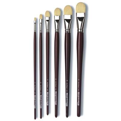 Da Vinci Bristle Filbert-Shape Oil Paint Brush Series 7467 No:12 - 2