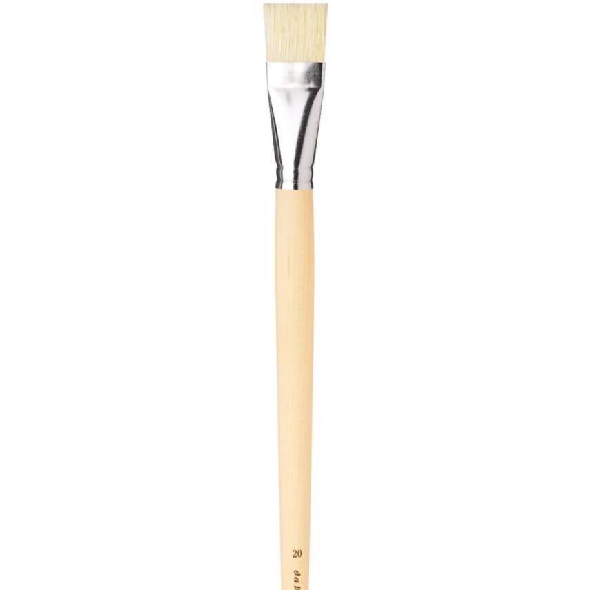 Da Vinci Bristle Flat Oil and Acrylic Paint Brush Series 23 No:20 - 4