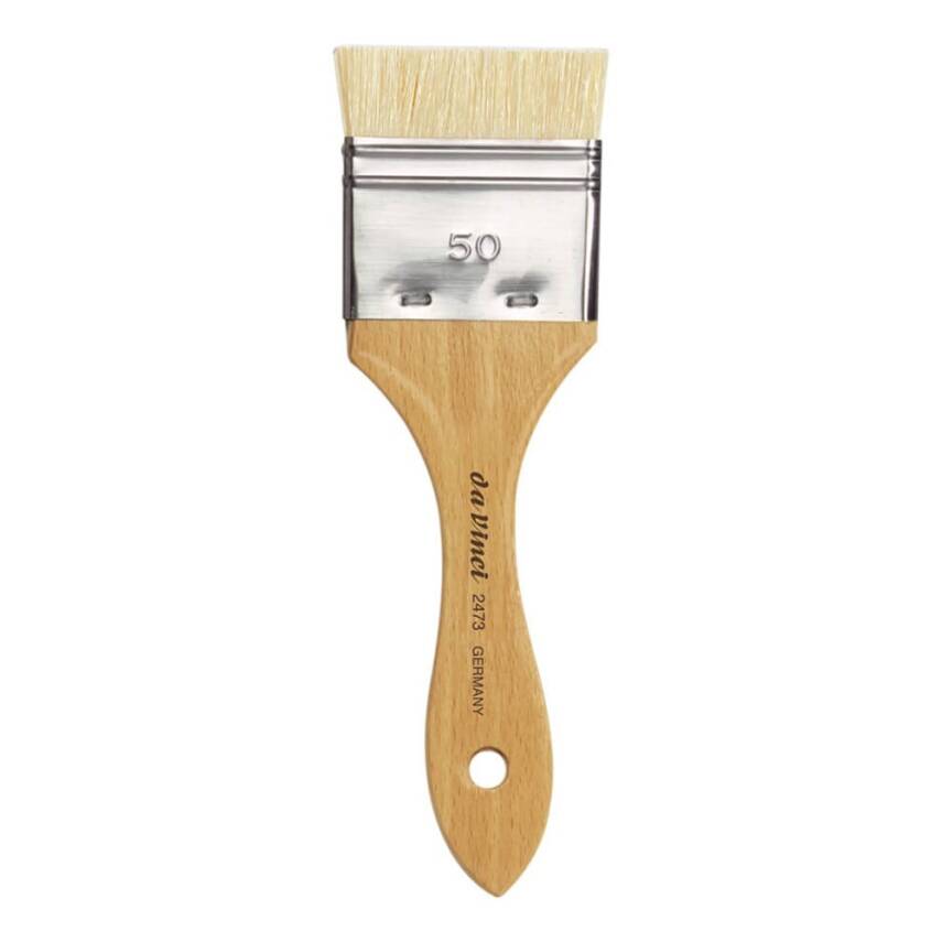 Da Vinci Bristle Flat Wide Short Tip Large Surface Brush Series 2473 No:50 - 1
