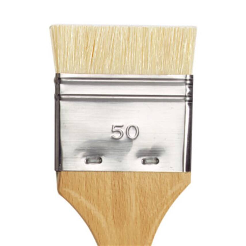 Da Vinci Bristle Flat Wide Short Tip Large Surface Brush Series 2473 No:50 - 4