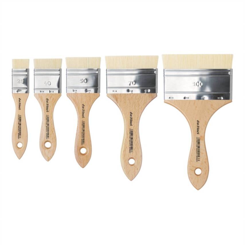 Da Vinci Bristle Flat Wide Short Tip Large Surface Brush Series 2473 No:50 - 2