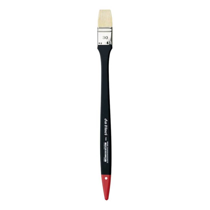 Da Vinci Bristle Flat Wide Tip Acrylic, Oil Paint and Decorating Brush Series 7055 No:25 - 1