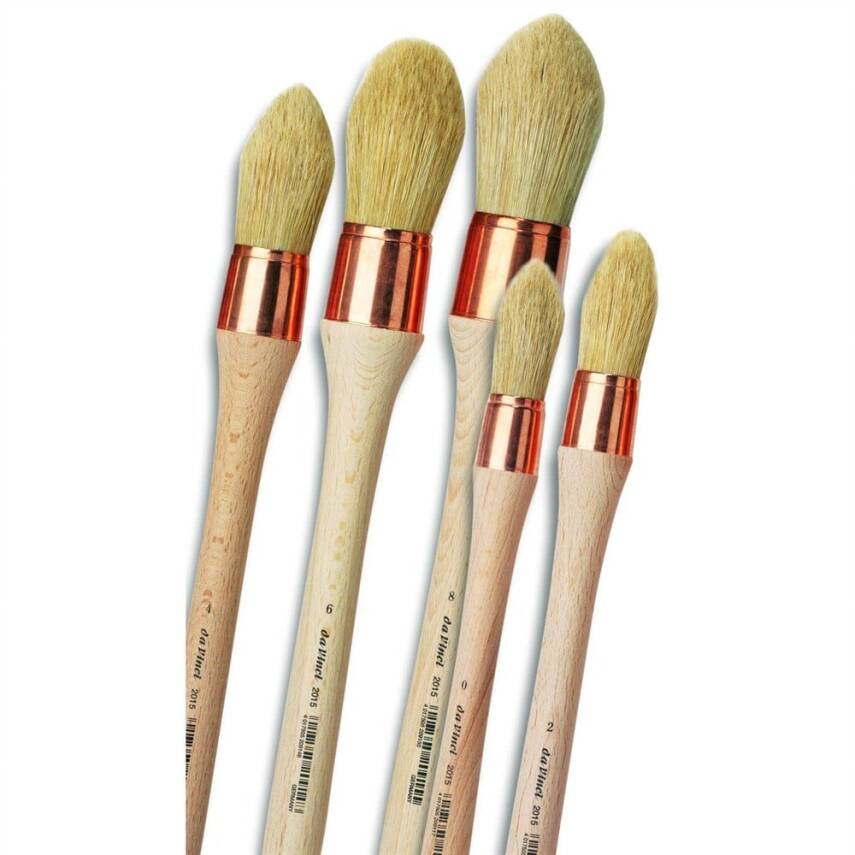 Da Vinci Bristle Round Large Surface Acrylic Brush Series 2015 No:8 - 3